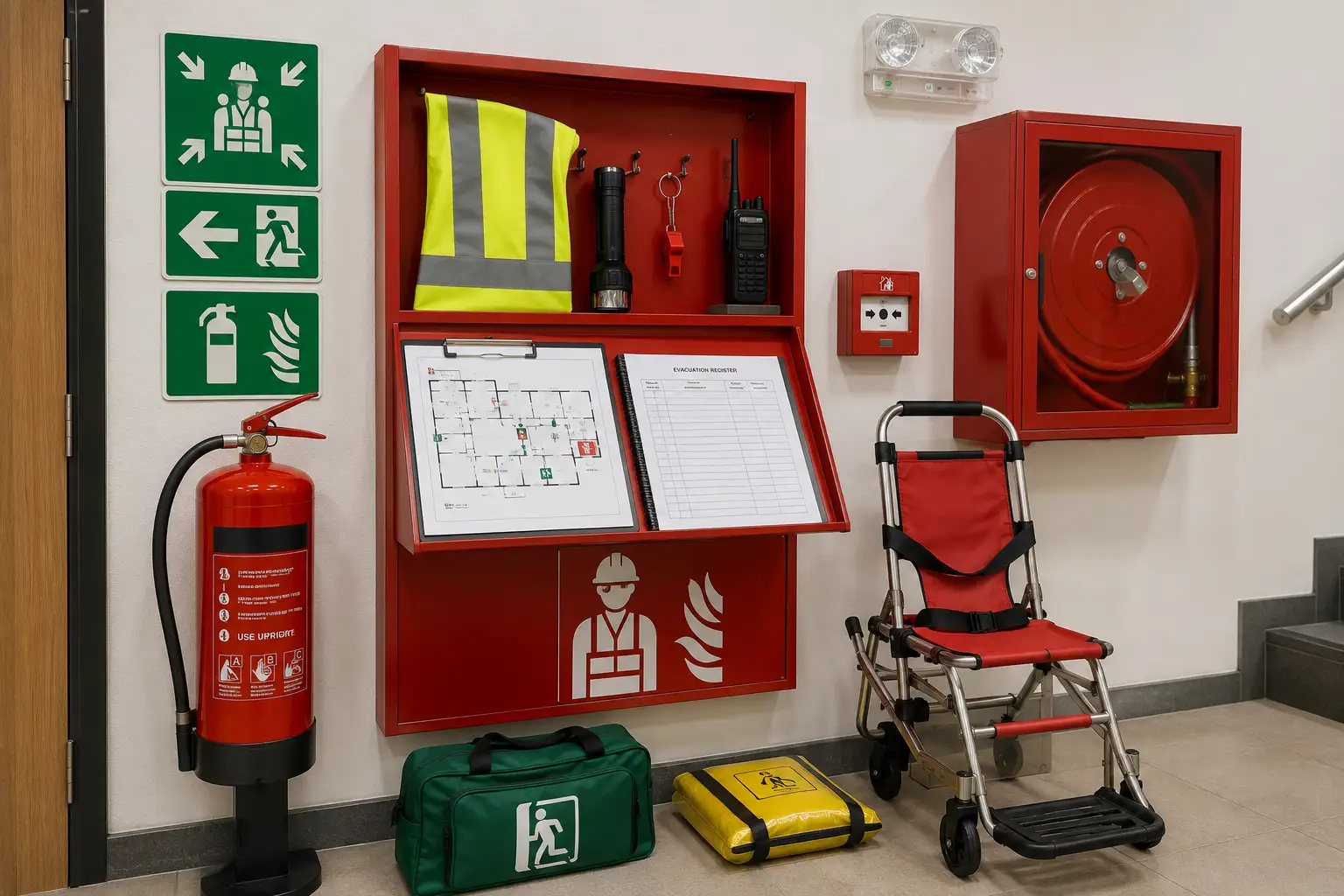 Fire Warden Signs, Stations & Equipment