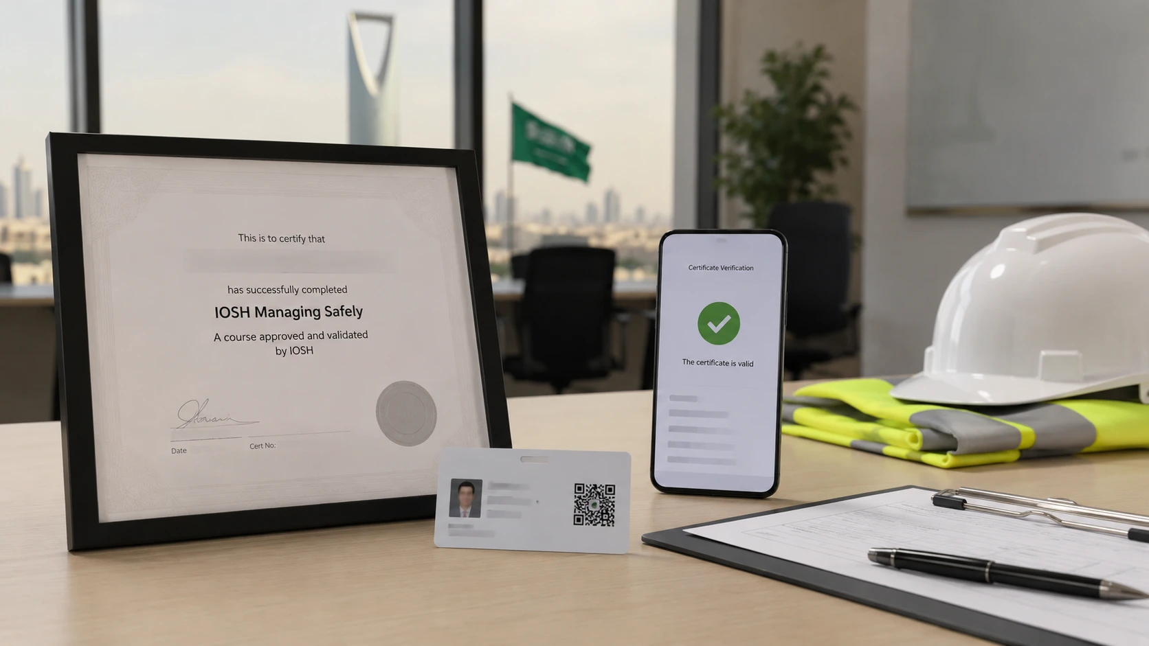 IOSH Managing Safely Certificate & Verification