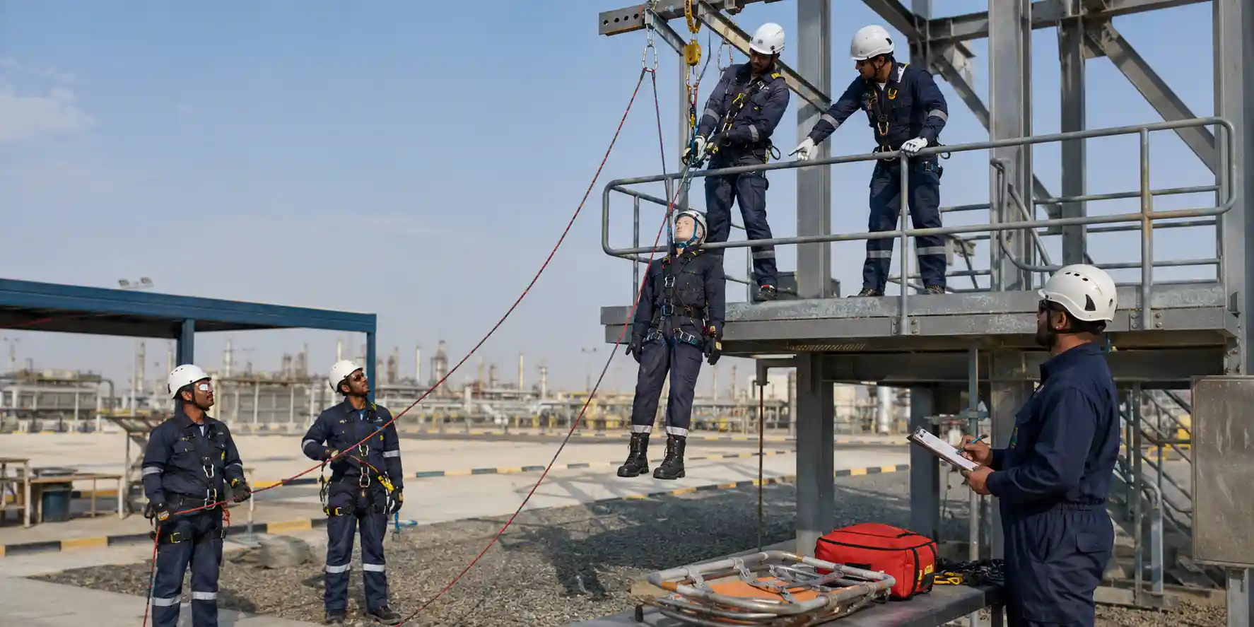 Working and Rescue at Heights Train the Trainer in Saudi Arabia